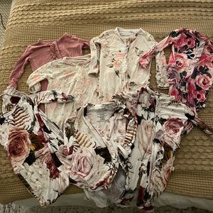 Baby Bamboo Pajamas - Posh Peanut Footies Magnetic Me Footies Onesies